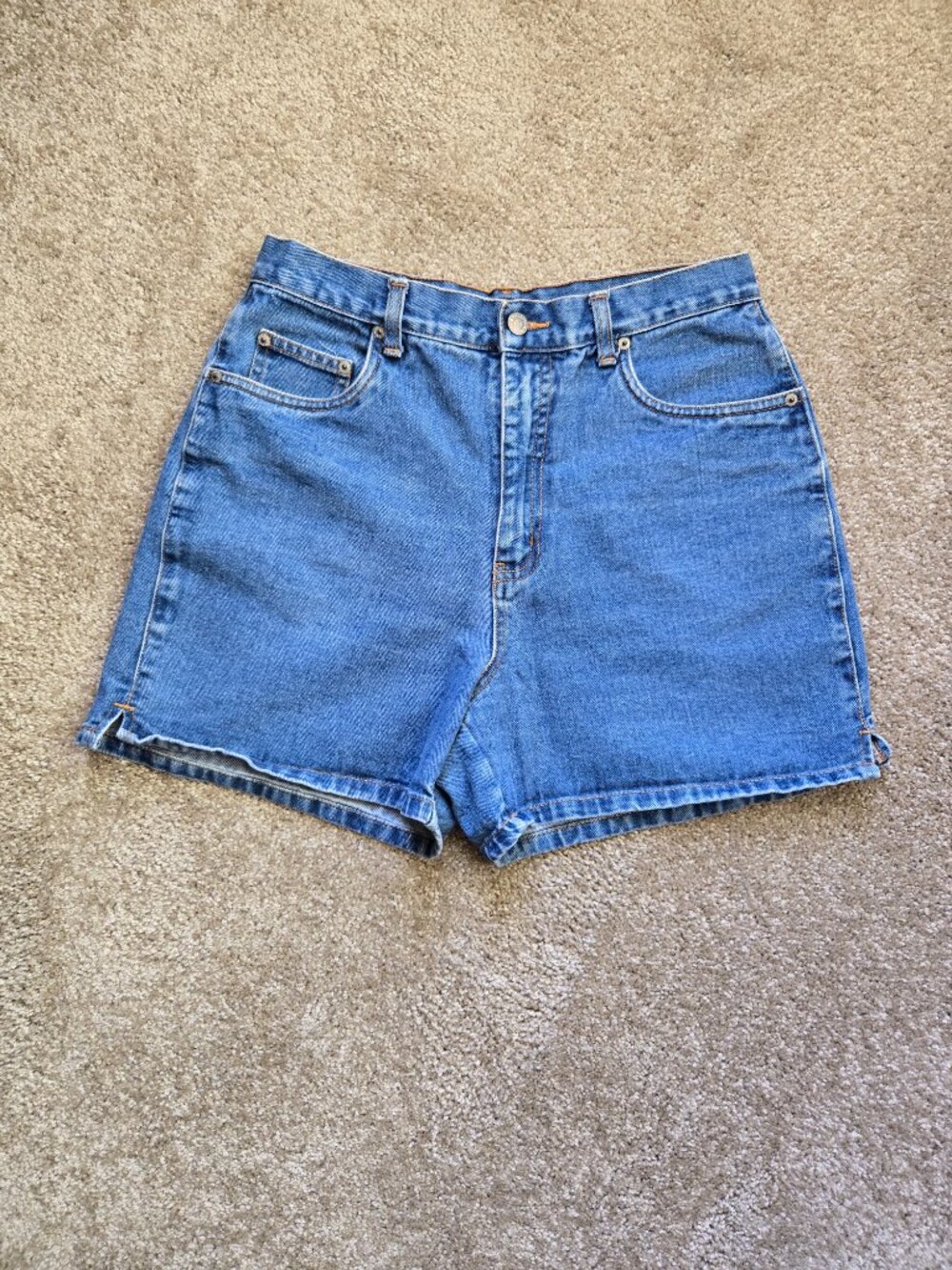 Vintage 90s Halston Jeanswear High Waist Denim Shorts Size 10 – Y2K